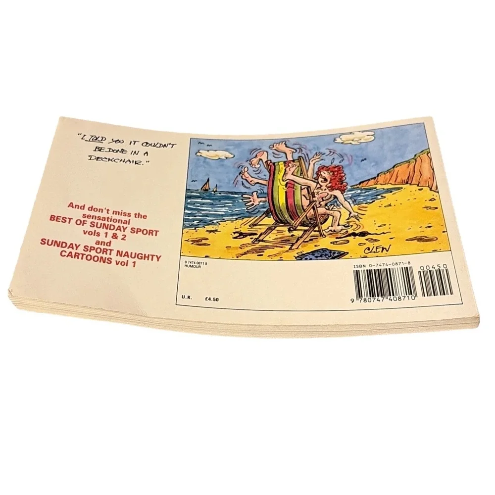 VINTAGE SUNDAY SPORT NAUGHTY CARTOONS BOOK 1992 SAUCY FUN JOKES -‎